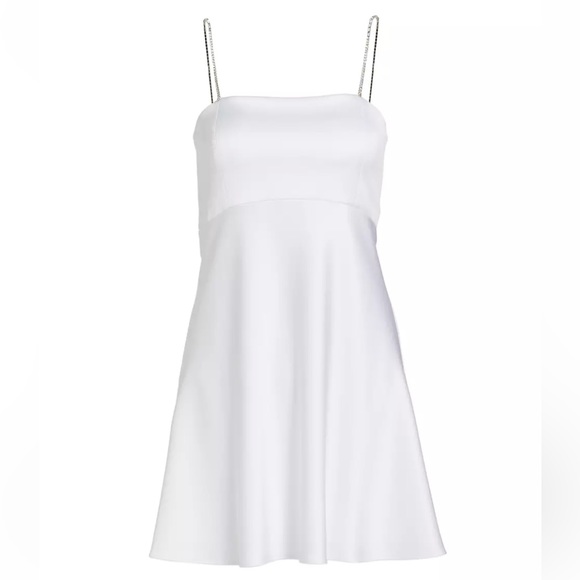 Alice + Olivia Sutton Crystal-Embellished Minidress NWT - Picture 3 of 7